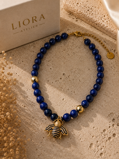 Queen Bee Doğal Taş Kolye | Liora Atelier
