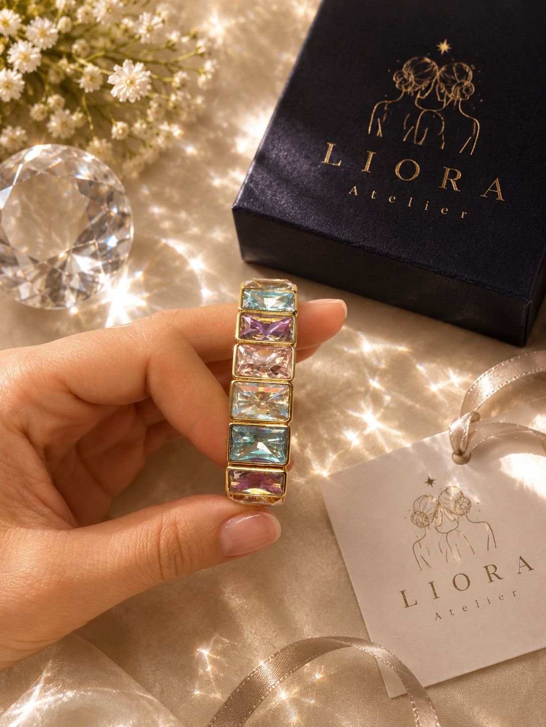 Aurora Prism Bileklik | Liora Atelier