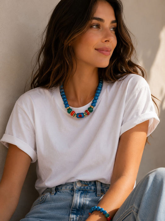 Blue Nazar Kolye | Liora Atelier