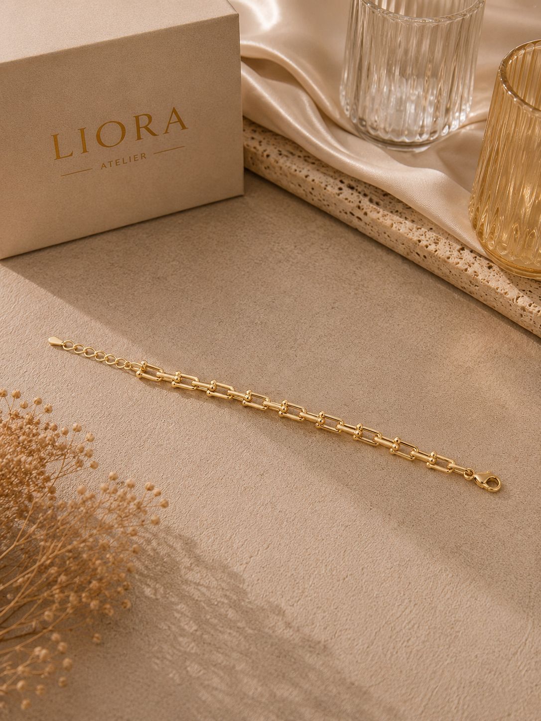 Aureon Link Bileklik | Liora Atelier