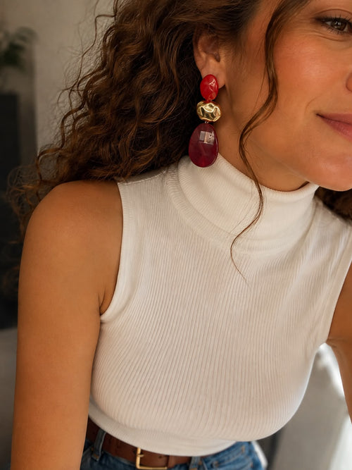 Éclat Rouge Küpe | Liora Atelier