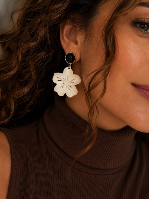 Fleur de Perle Küpe | Liora Atelier