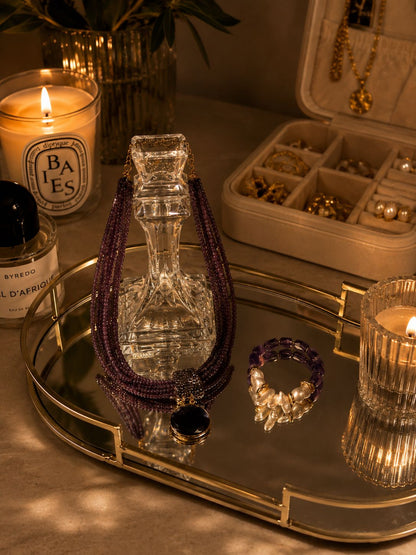 Aurora Lapis Doğal Taş Kolye | Liora Atelier